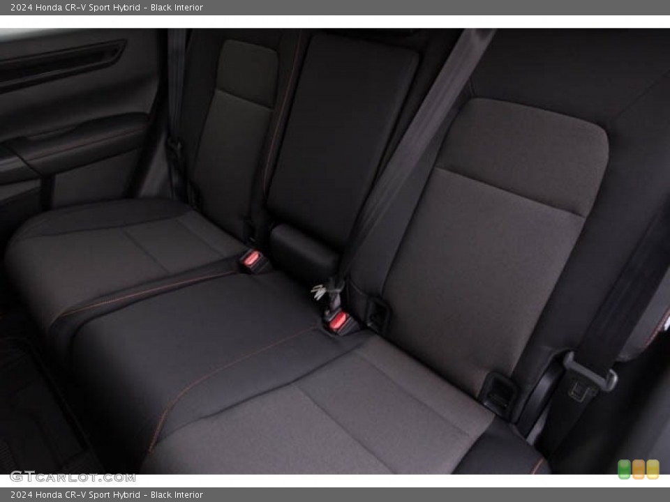 Black Interior Rear Seat for the 2024 Honda CR-V Sport Hybrid #146304491