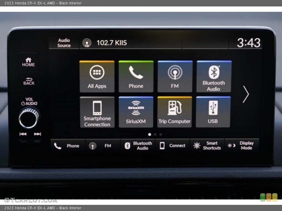 Black Interior Controls for the 2023 Honda CR-V EX-L AWD #146304554