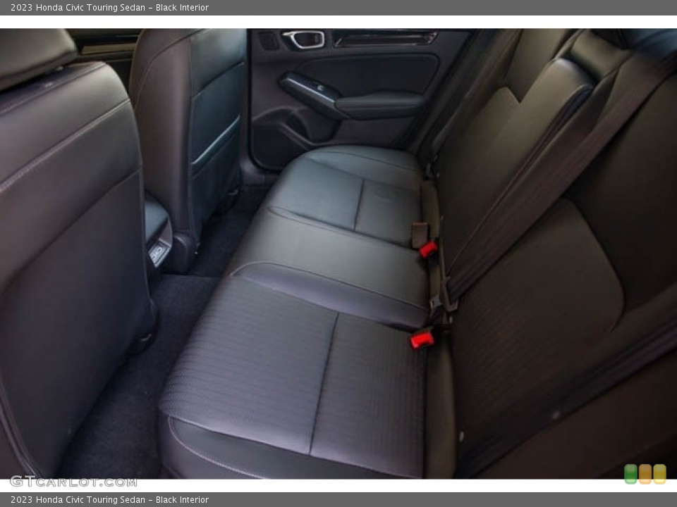 Black Interior Rear Seat for the 2023 Honda Civic Touring Sedan #146304824