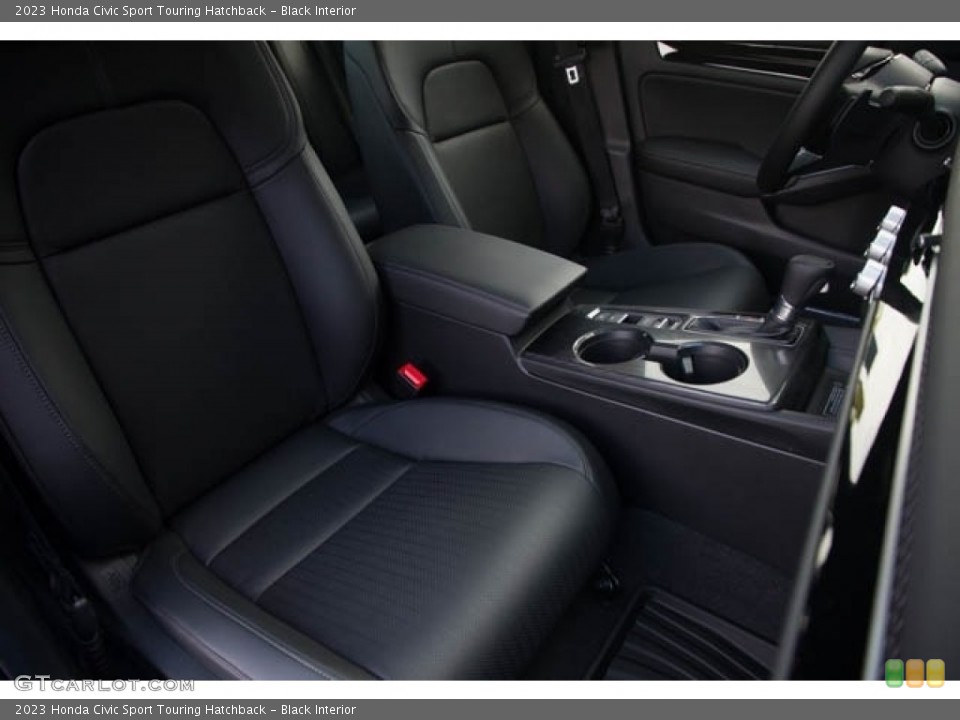 Black Interior Front Seat for the 2023 Honda Civic Sport Touring Hatchback #146305124