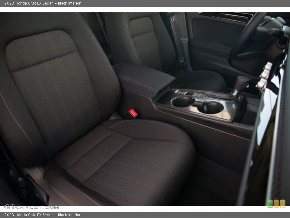 Black Interior Front Seat for the 2023 Honda Civic EX Sedan #146305379