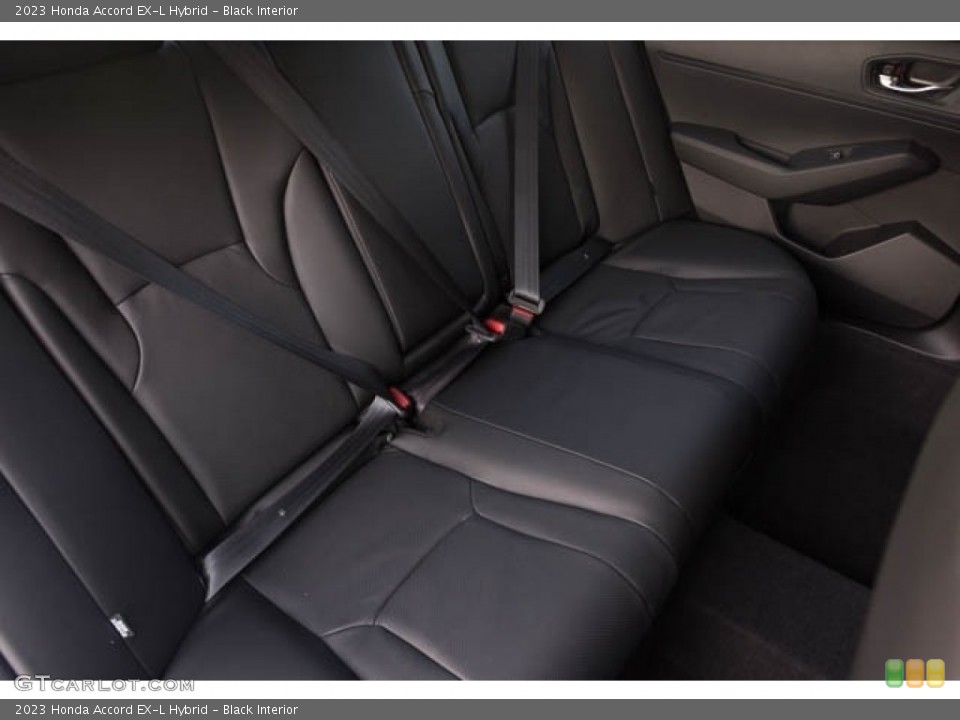 Black Interior Rear Seat for the 2023 Honda Accord EX-L Hybrid #146305469