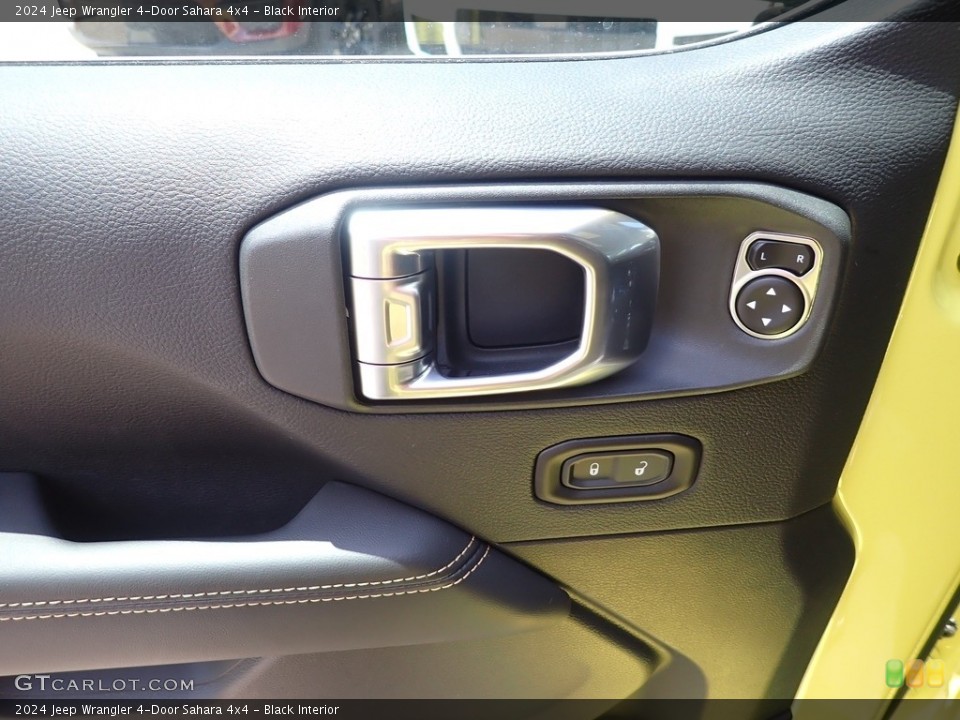Black Interior Door Panel for the 2024 Jeep Wrangler 4-Door Sahara 4x4 #146306135