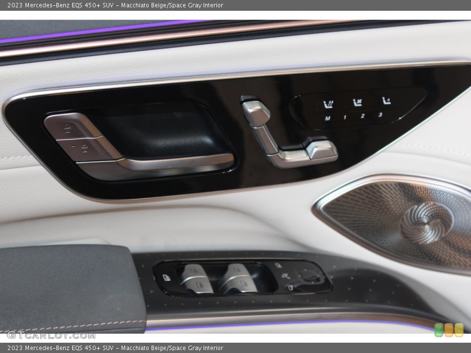 Macchiato Beige/Space Gray Interior Door Panel for the 2023 Mercedes-Benz EQS 450+ SUV #146306150