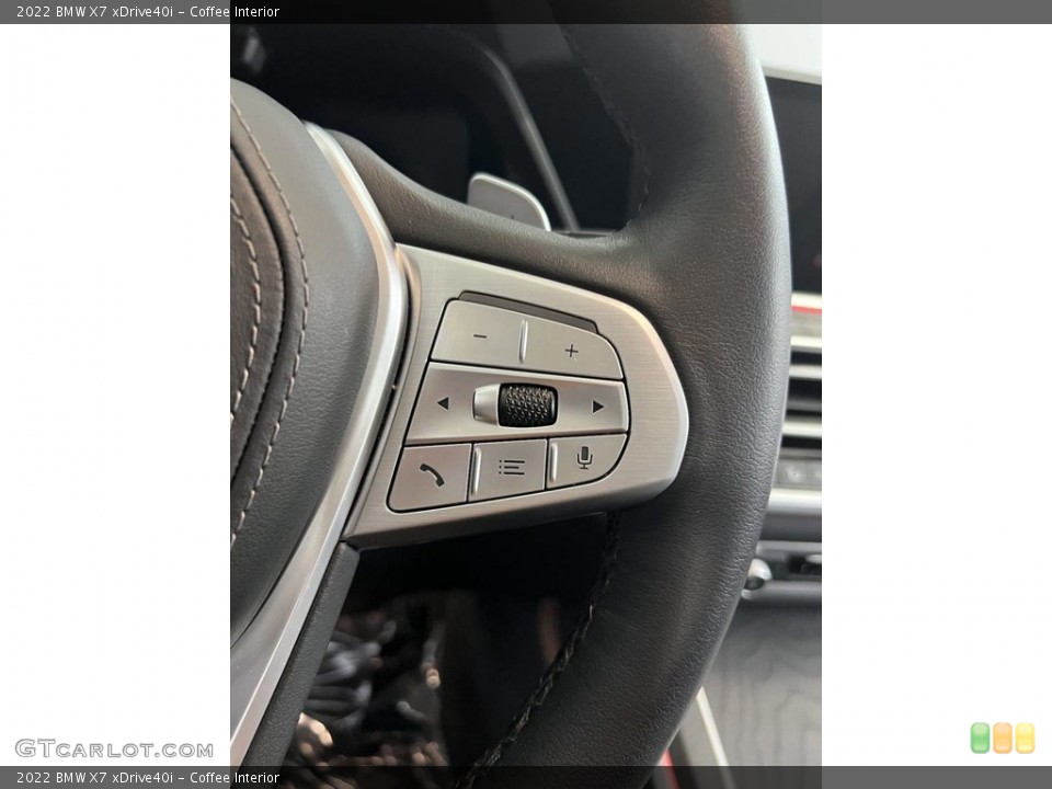 Coffee Interior Steering Wheel for the 2022 BMW X7 xDrive40i #146307281