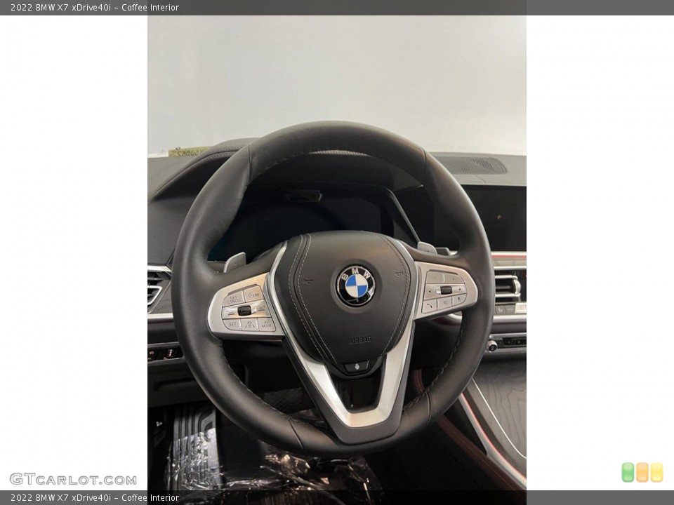 Coffee Interior Steering Wheel for the 2022 BMW X7 xDrive40i #146307320