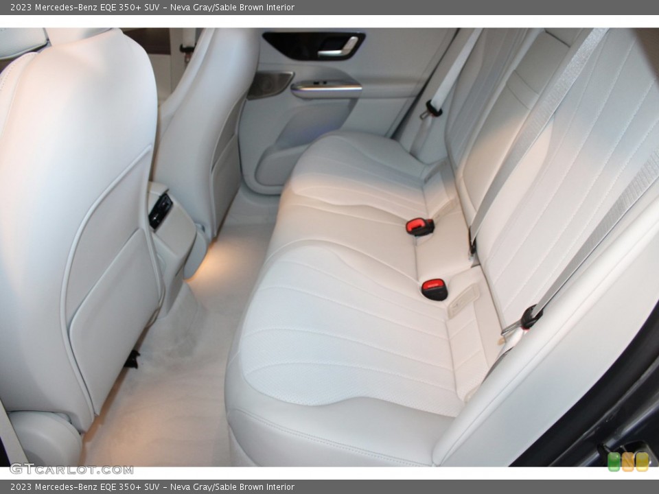 Neva Gray/Sable Brown Interior Rear Seat for the 2023 Mercedes-Benz EQE 350+ SUV #146307395