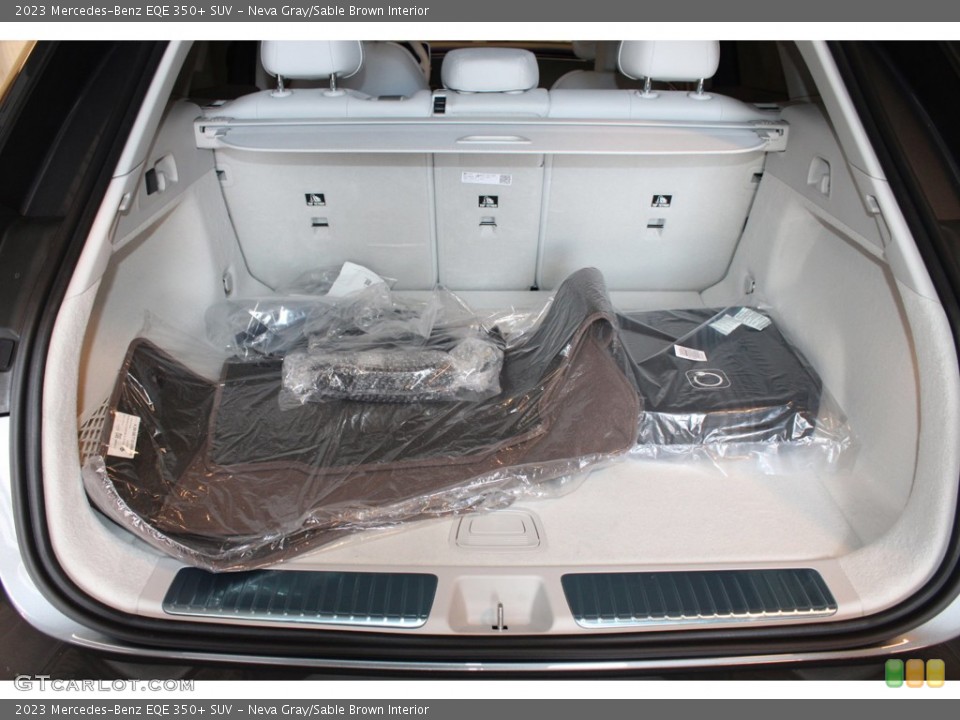 Neva Gray/Sable Brown Interior Trunk for the 2023 Mercedes-Benz EQE 350+ SUV #146307419