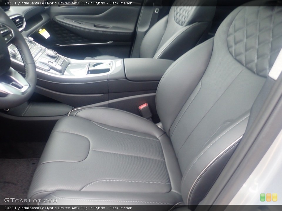Black 2023 Hyundai Santa Fe Hybrid Interiors