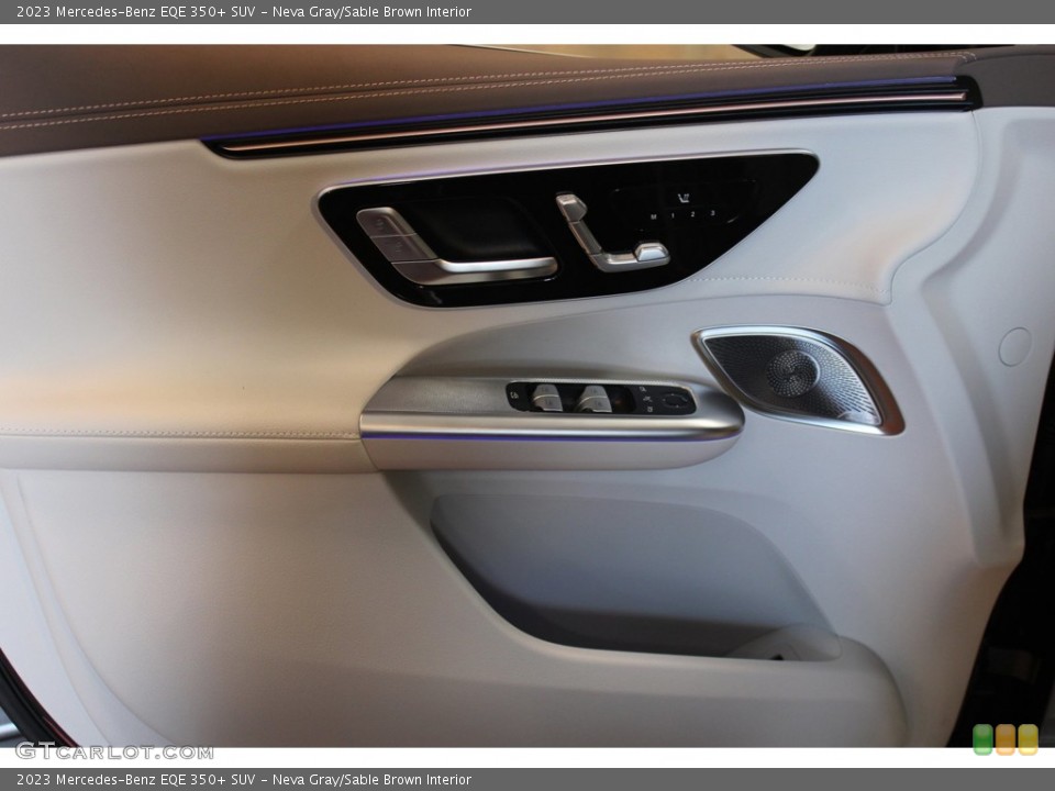 Neva Gray/Sable Brown Interior Door Panel for the 2023 Mercedes-Benz EQE 350+ SUV #146307779