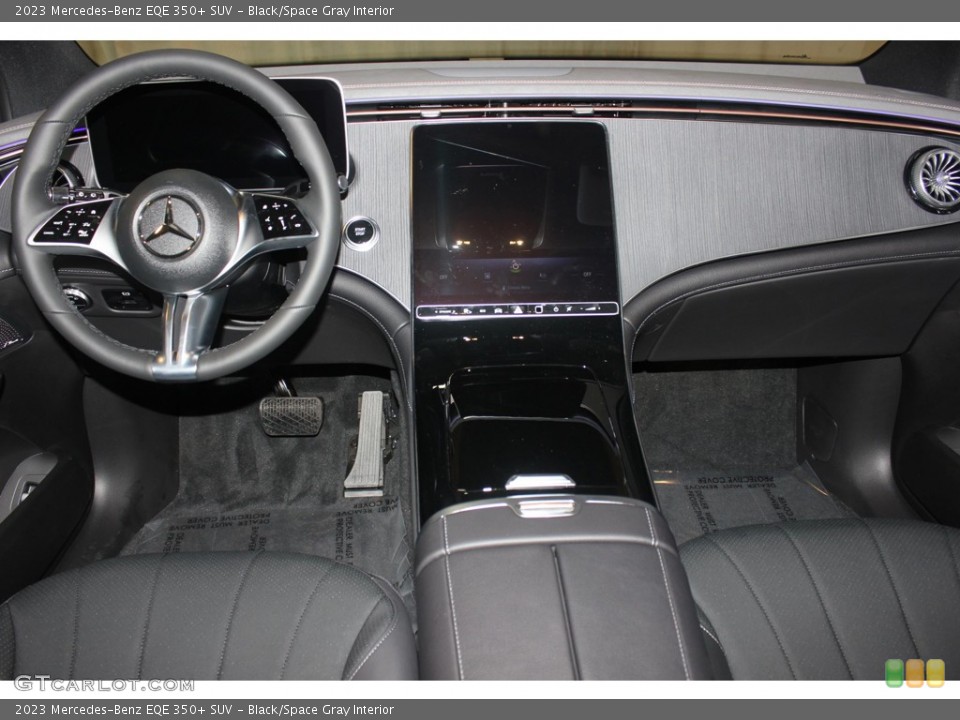 Black/Space Gray Interior Dashboard for the 2023 Mercedes-Benz EQE 350+ SUV #146307857