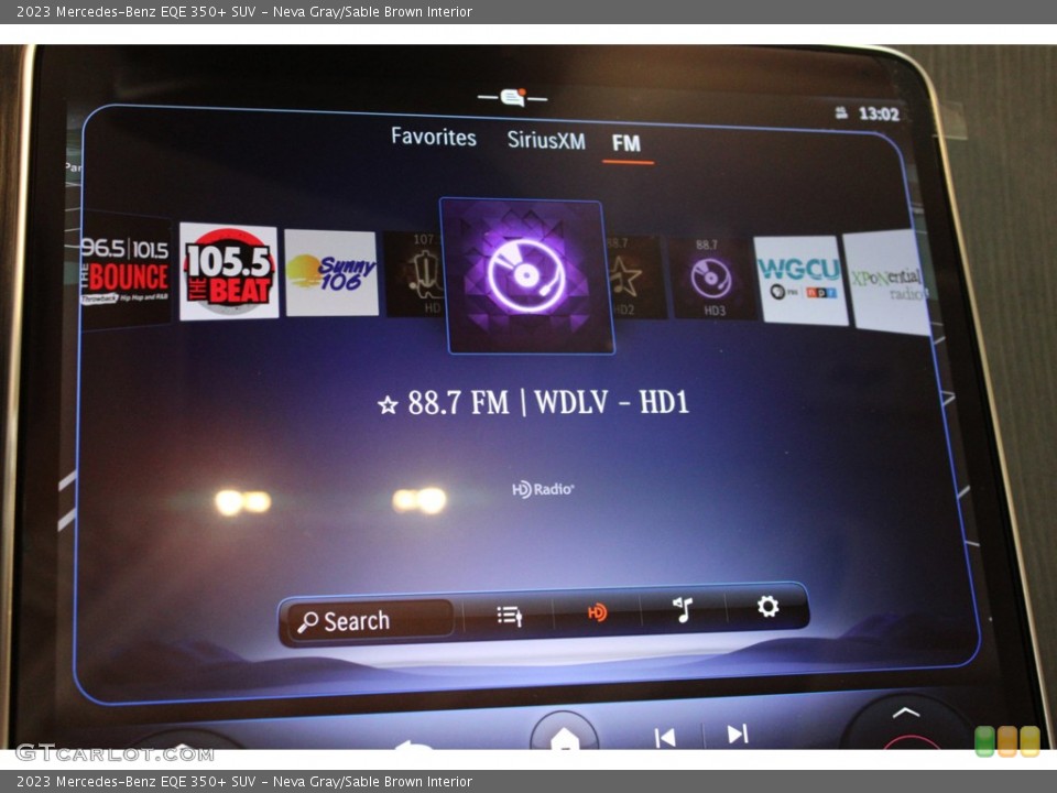 Neva Gray/Sable Brown Interior Audio System for the 2023 Mercedes-Benz EQE 350+ SUV #146307965