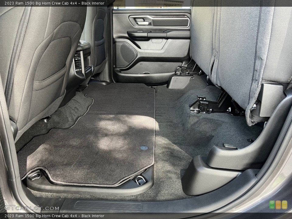 Black Interior Rear Seat for the 2023 Ram 1500 Big Horn Crew Cab 4x4 #146308424