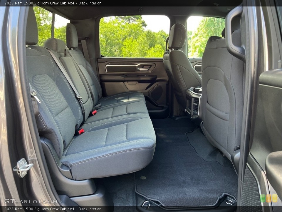 Black Interior Rear Seat for the 2023 Ram 1500 Big Horn Crew Cab 4x4 #146308436