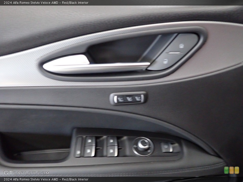 Red/Black Interior Door Panel for the 2024 Alfa Romeo Stelvio Veloce AWD #146308640