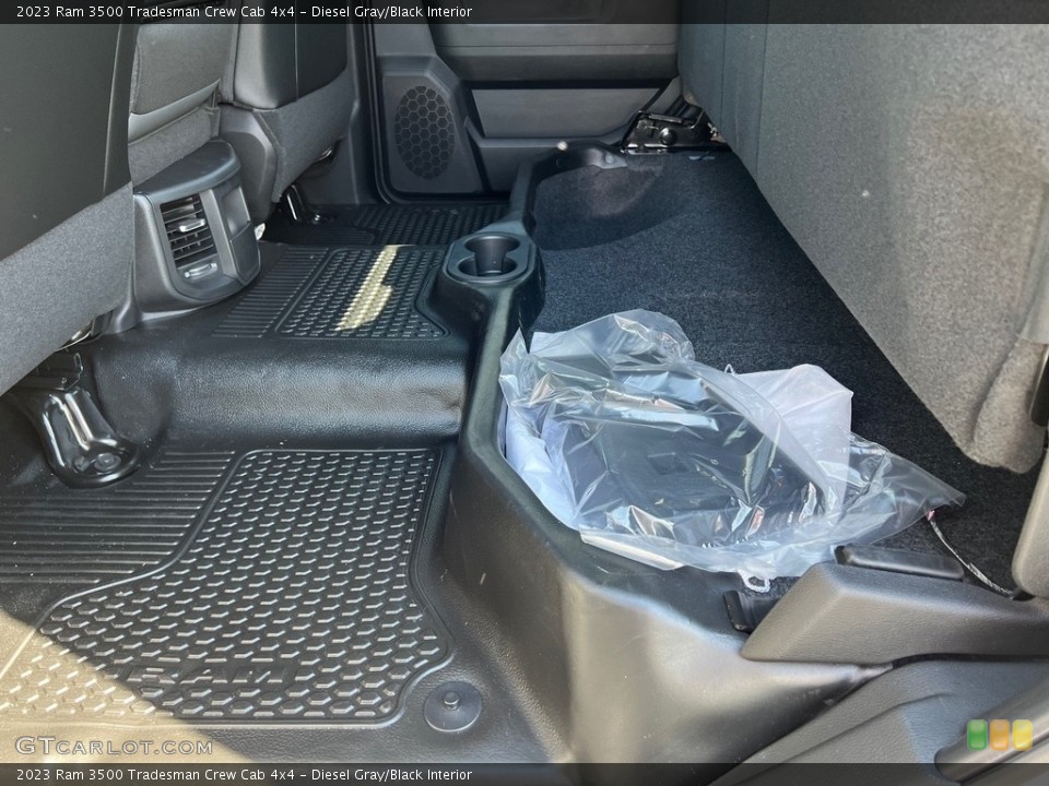 Diesel Gray/Black Interior Rear Seat for the 2023 Ram 3500 Tradesman Crew Cab 4x4 #146309084