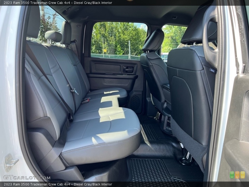 Diesel Gray/Black Interior Rear Seat for the 2023 Ram 3500 Tradesman Crew Cab 4x4 #146309105
