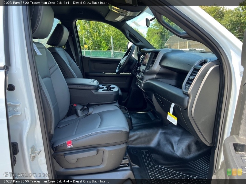 Diesel Gray/Black Interior Front Seat for the 2023 Ram 3500 Tradesman Crew Cab 4x4 #146309132