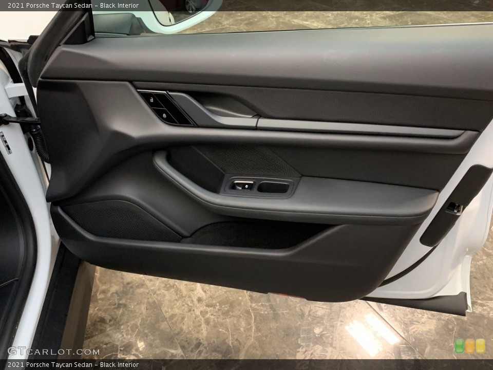 Black Interior Door Panel for the 2021 Porsche Taycan Sedan #146309169