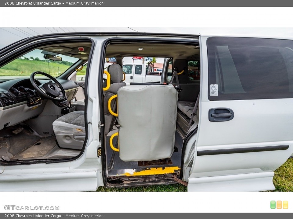 Medium Gray Interior Rear Seat for the 2008 Chevrolet Uplander Cargo #146309513