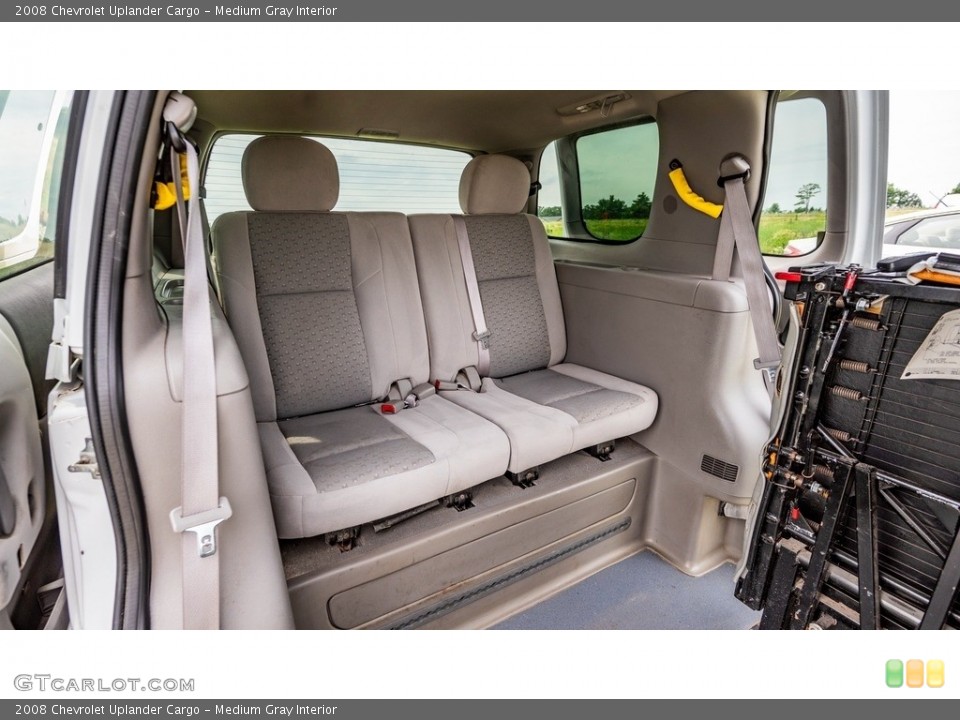Medium Gray Interior Rear Seat for the 2008 Chevrolet Uplander Cargo #146309534