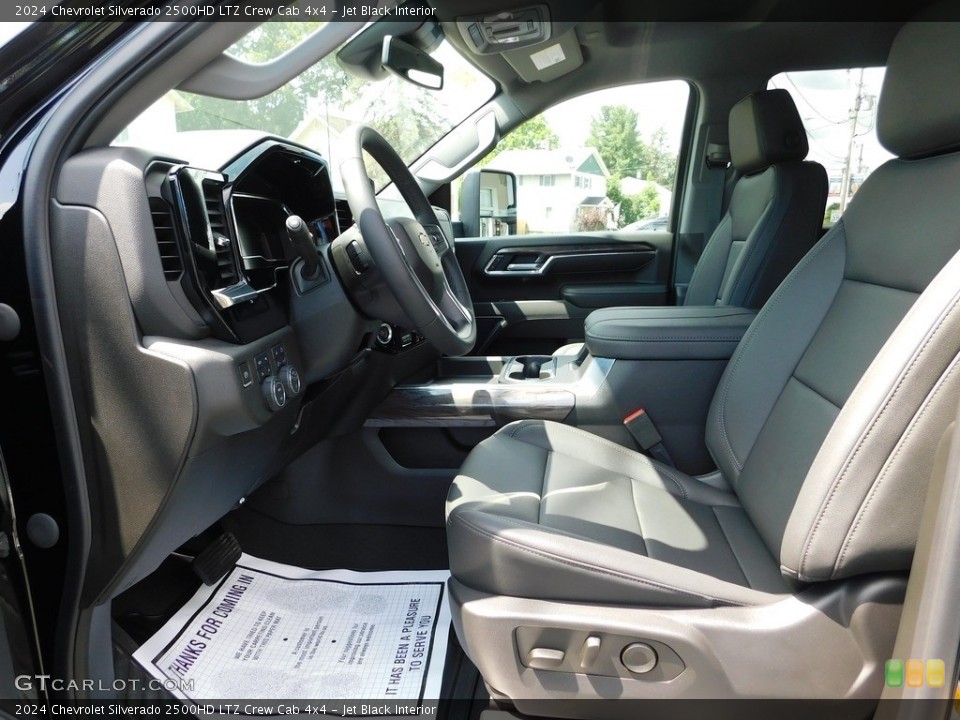 Jet Black Interior Front Seat for the 2024 Chevrolet Silverado 2500HD LTZ Crew Cab 4x4 #146309681