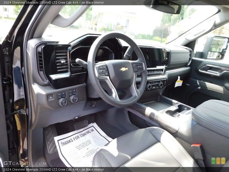 Jet Black Interior Dashboard for the 2024 Chevrolet Silverado 2500HD LTZ Crew Cab 4x4 #146309702