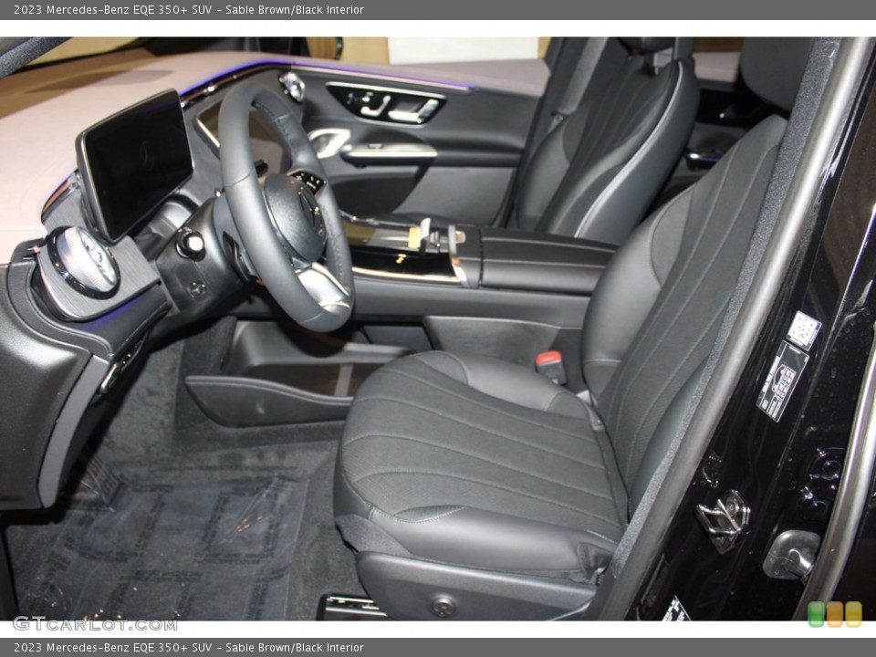 Sable Brown/Black 2023 Mercedes-Benz EQE Interiors