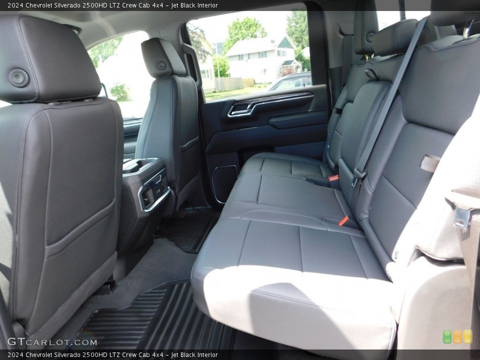 Jet Black Interior Rear Seat for the 2024 Chevrolet Silverado 2500HD LTZ Crew Cab 4x4 #146310116
