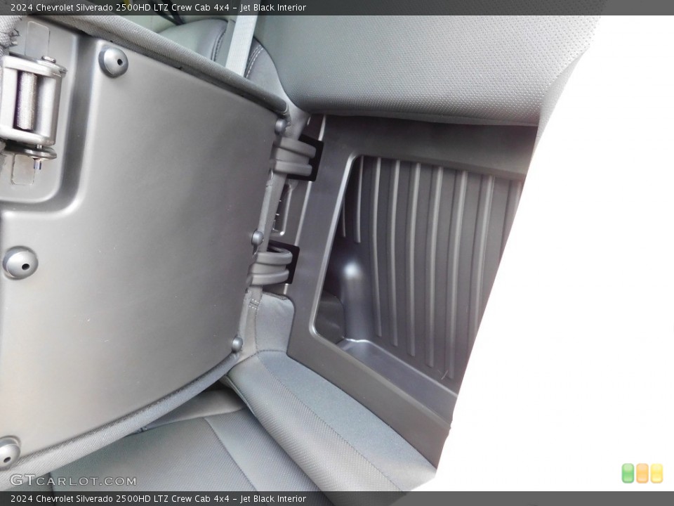 Jet Black Interior Rear Seat for the 2024 Chevrolet Silverado 2500HD LTZ Crew Cab 4x4 #146310131
