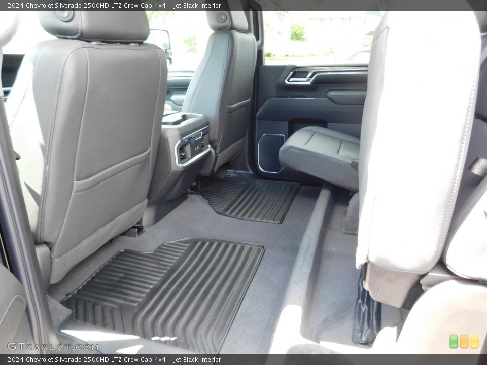 Jet Black Interior Rear Seat for the 2024 Chevrolet Silverado 2500HD LTZ Crew Cab 4x4 #146310146