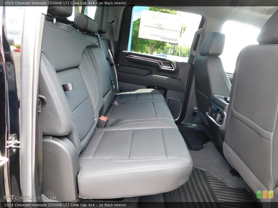 Jet Black Interior Rear Seat for the 2024 Chevrolet Silverado 2500HD LTZ Crew Cab 4x4 #146310170