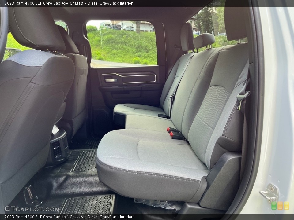 Diesel Gray/Black Interior Rear Seat for the 2023 Ram 4500 SLT Crew Cab 4x4 Chassis #146310227