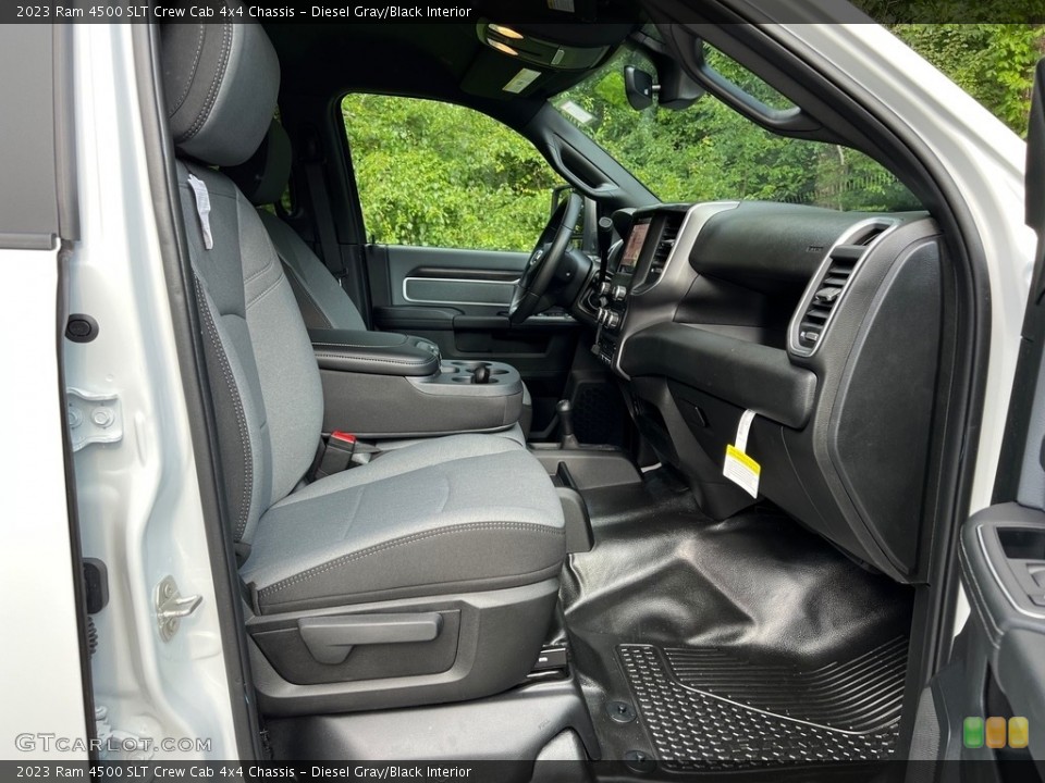 Diesel Gray/Black Interior Front Seat for the 2023 Ram 4500 SLT Crew Cab 4x4 Chassis #146310260