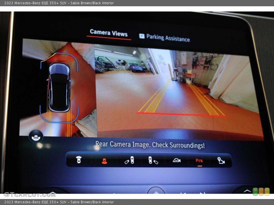 Sable Brown/Black Interior Controls for the 2023 Mercedes-Benz EQE 350+ SUV #146310266