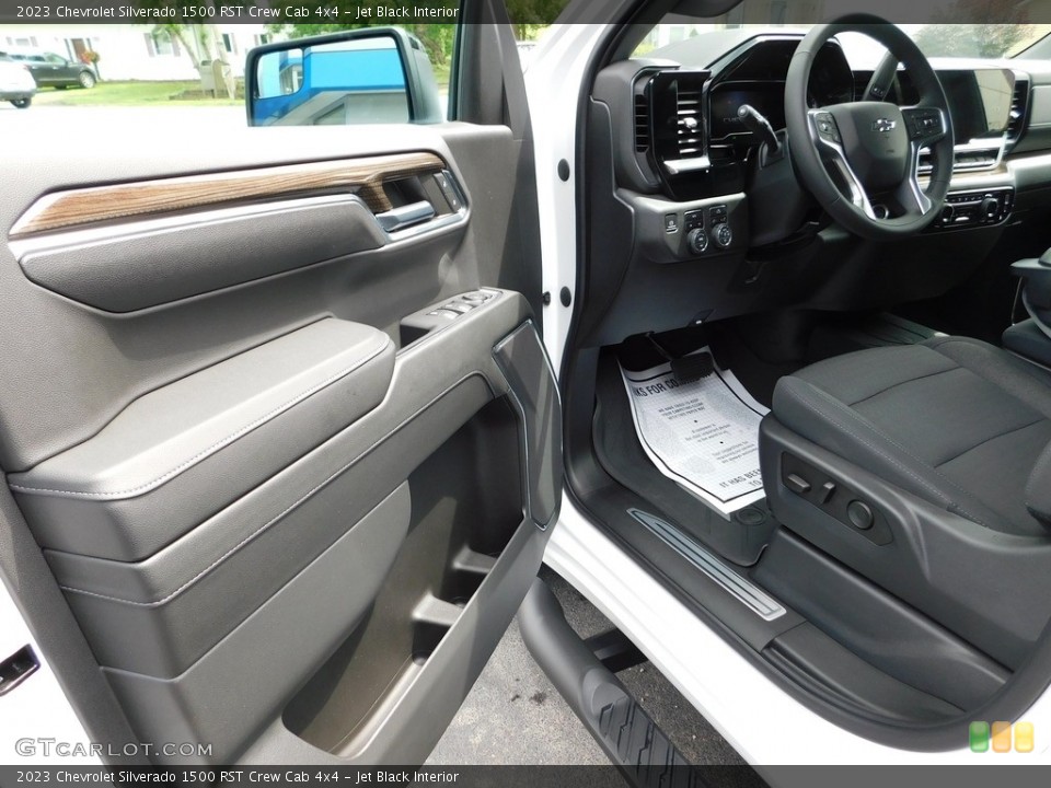 Jet Black Interior Front Seat for the 2023 Chevrolet Silverado 1500 RST Crew Cab 4x4 #146310596