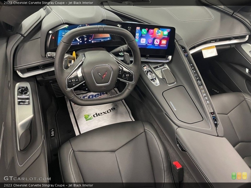 Jet Black Interior Photo for the 2023 Chevrolet Corvette Stingray Coupe #146310602