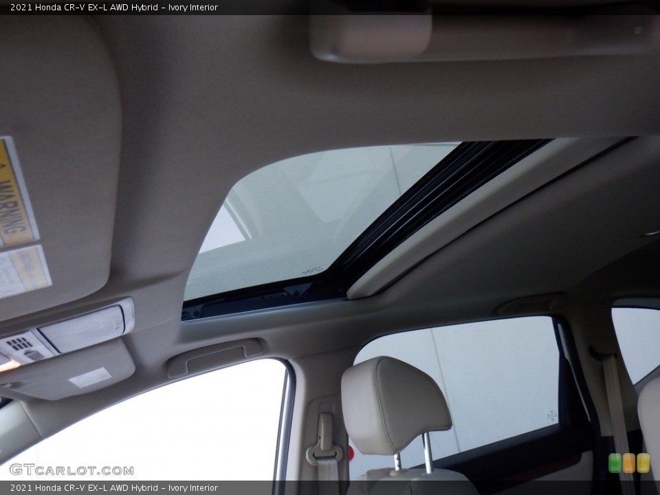 Ivory Interior Sunroof for the 2021 Honda CR-V EX-L AWD Hybrid #146310956