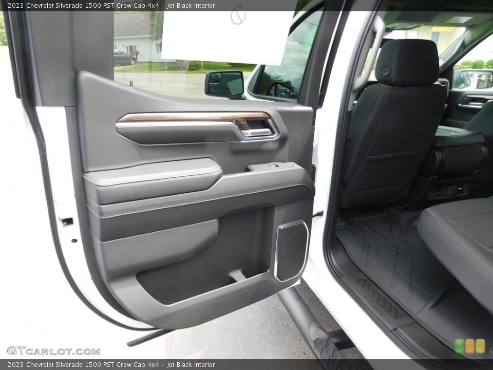Jet Black Interior Door Panel for the 2023 Chevrolet Silverado 1500 RST Crew Cab 4x4 #146310980