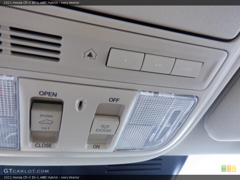 Ivory Interior Controls for the 2021 Honda CR-V EX-L AWD Hybrid #146310983