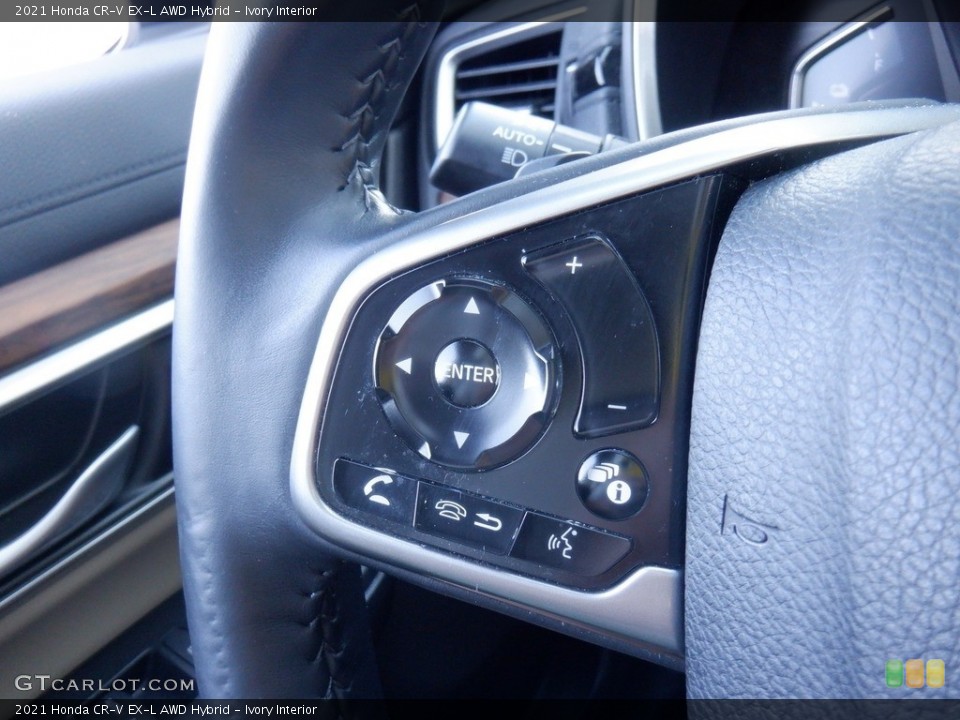 Ivory Interior Steering Wheel for the 2021 Honda CR-V EX-L AWD Hybrid #146311025