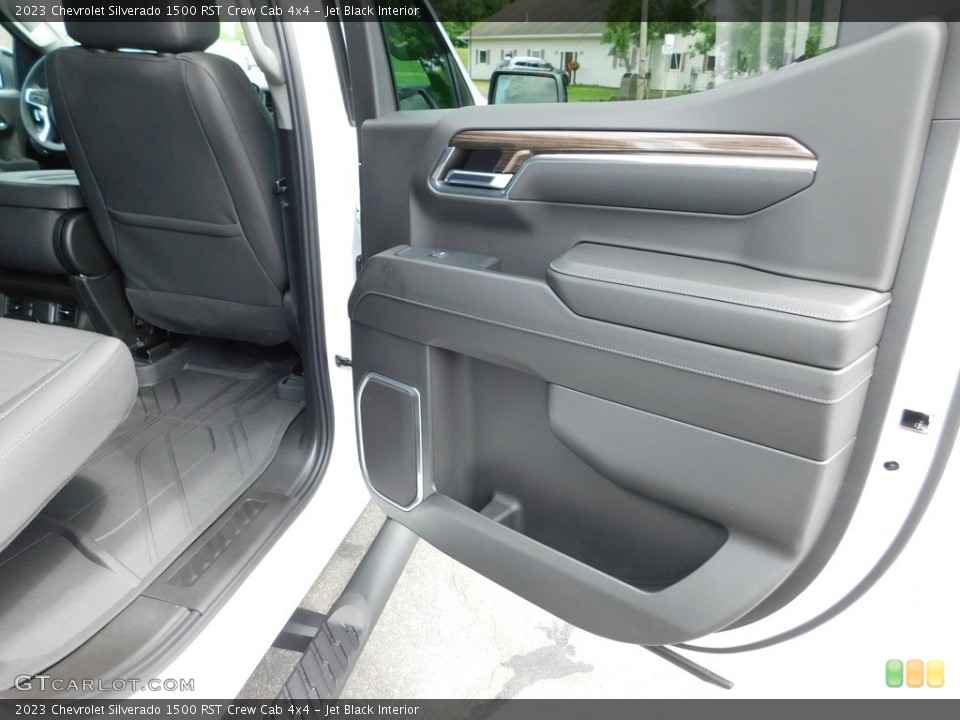 Jet Black Interior Door Panel for the 2023 Chevrolet Silverado 1500 RST Crew Cab 4x4 #146311043