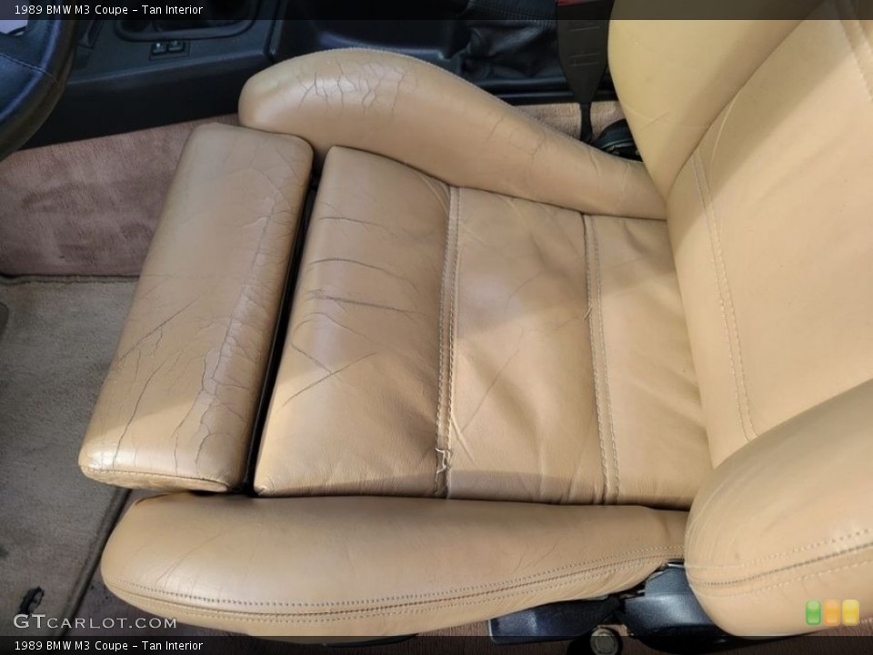 Tan Interior Front Seat for the 1989 BMW M3 Coupe #146311064