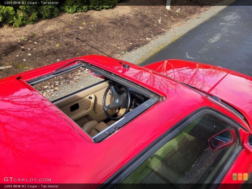 Tan Interior Sunroof for the 1989 BMW M3 Coupe #146311319