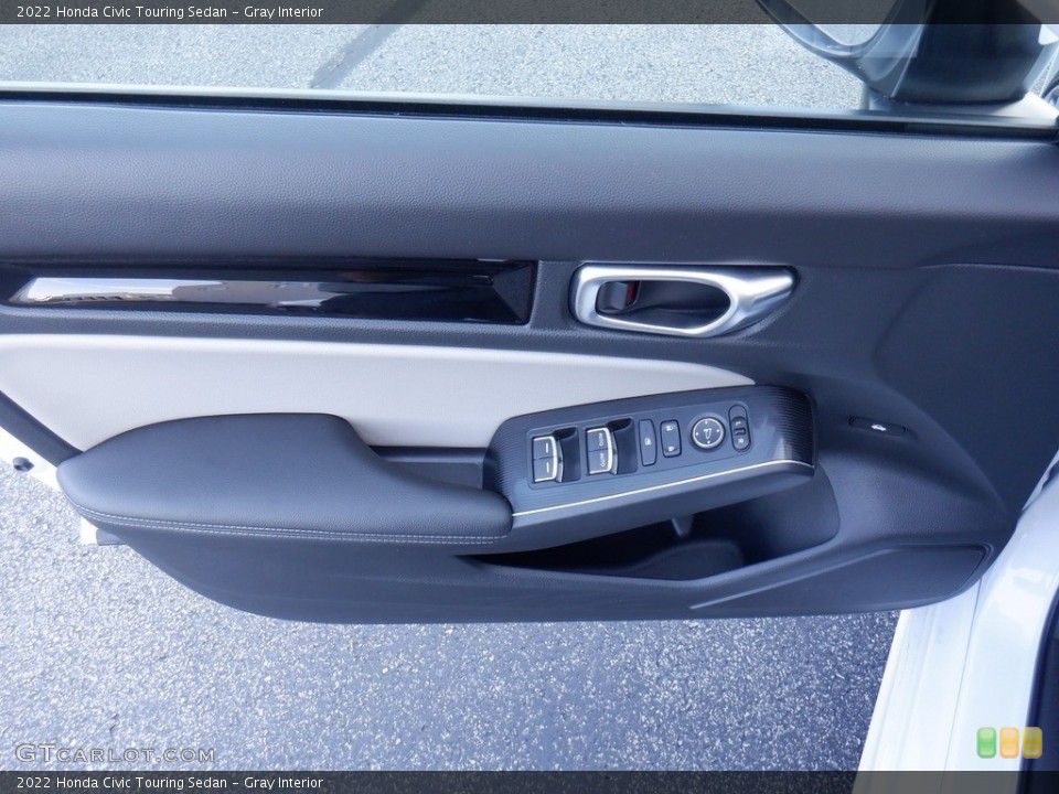 Gray Interior Door Panel for the 2022 Honda Civic Touring Sedan #146311406