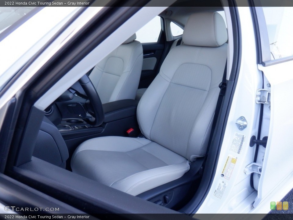Gray Interior Front Seat for the 2022 Honda Civic Touring Sedan #146311481