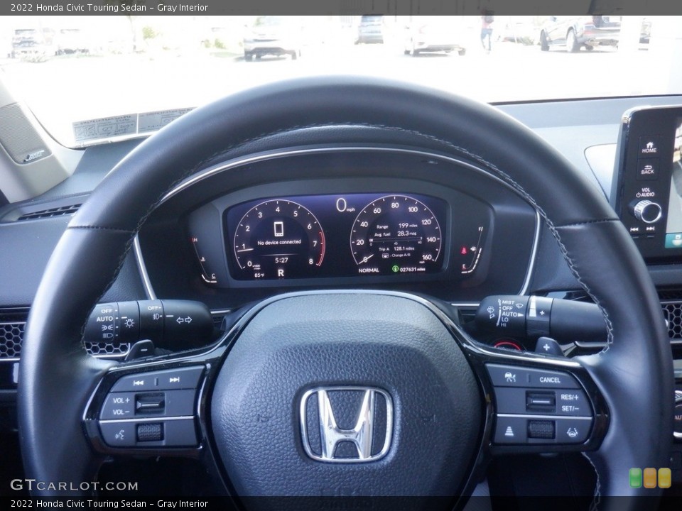 Gray Interior Gauges for the 2022 Honda Civic Touring Sedan #146311662