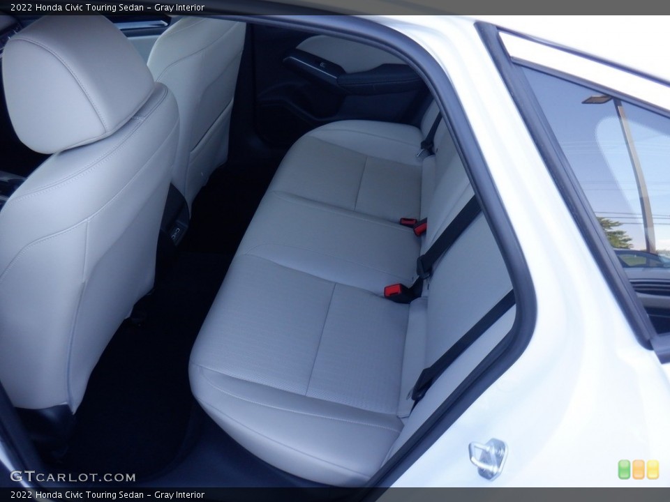 Gray Interior Rear Seat for the 2022 Honda Civic Touring Sedan #146311790