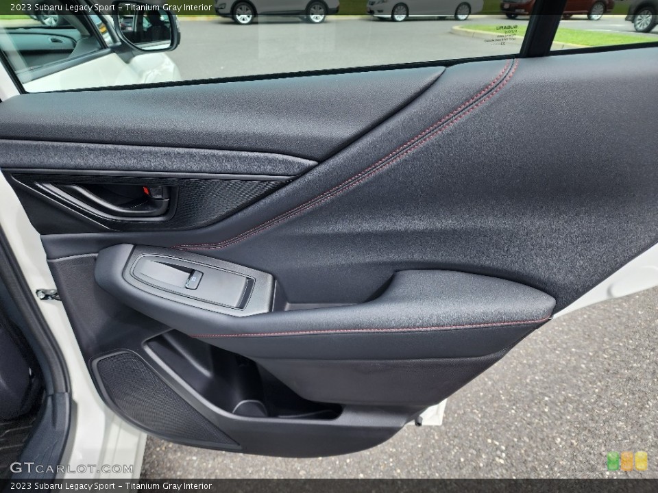 Titanium Gray Interior Door Panel for the 2023 Subaru Legacy Sport #146312012