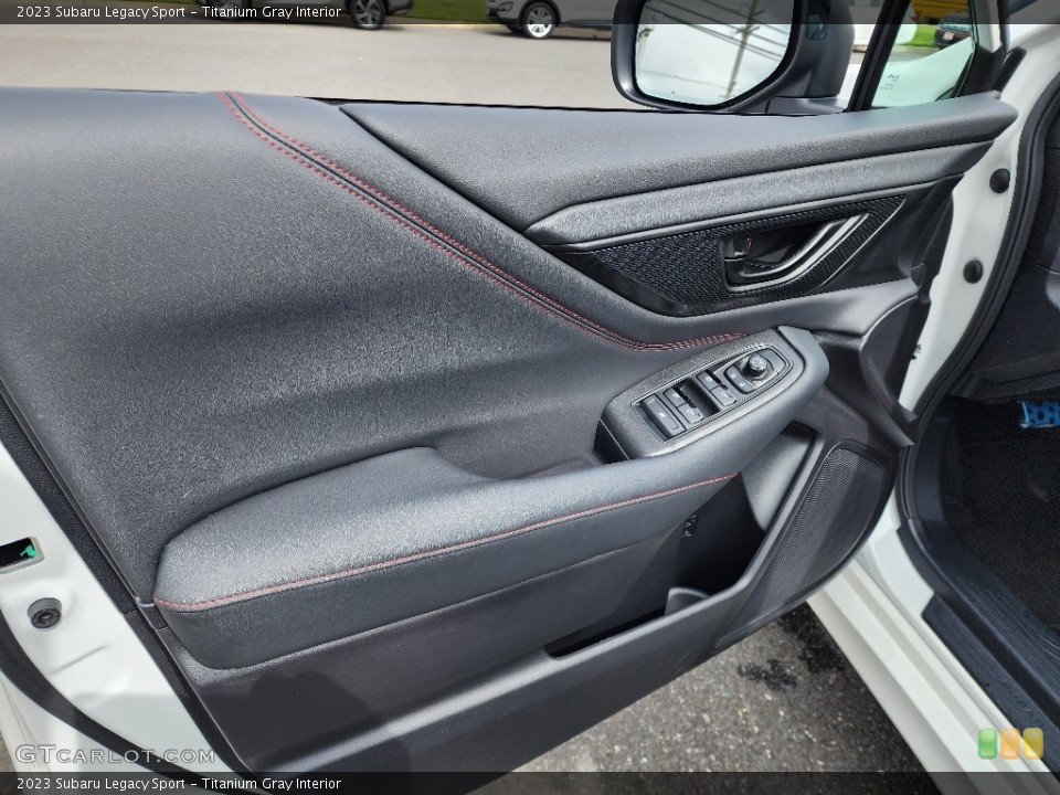 Titanium Gray Interior Door Panel for the 2023 Subaru Legacy Sport #146312102
